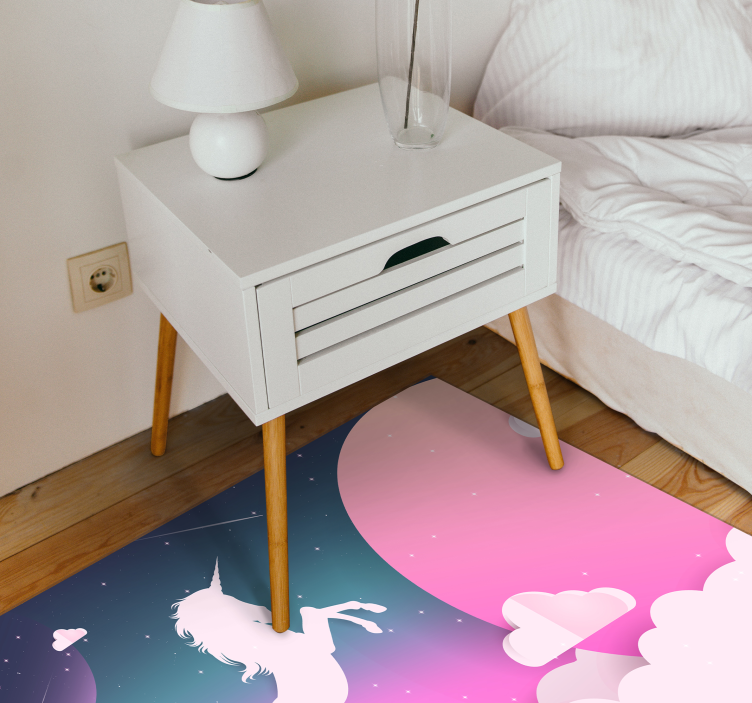 Covor de vinil pentru copii unicorn magic - TenStickers