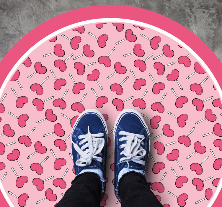 Covor de vinil pepiniere cerc delicios de cireșe - TenStickers