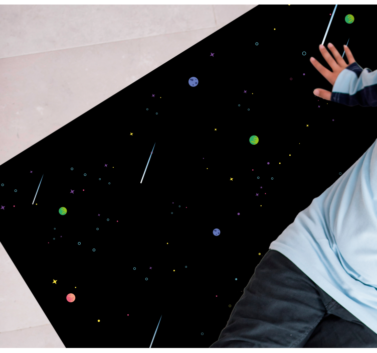 Covor de vinil stele cerul înstelat cosmic - TenStickers