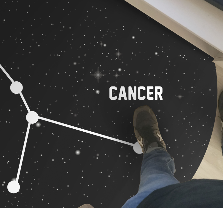 Covor de vinil stele constelație cerească - TenStickers