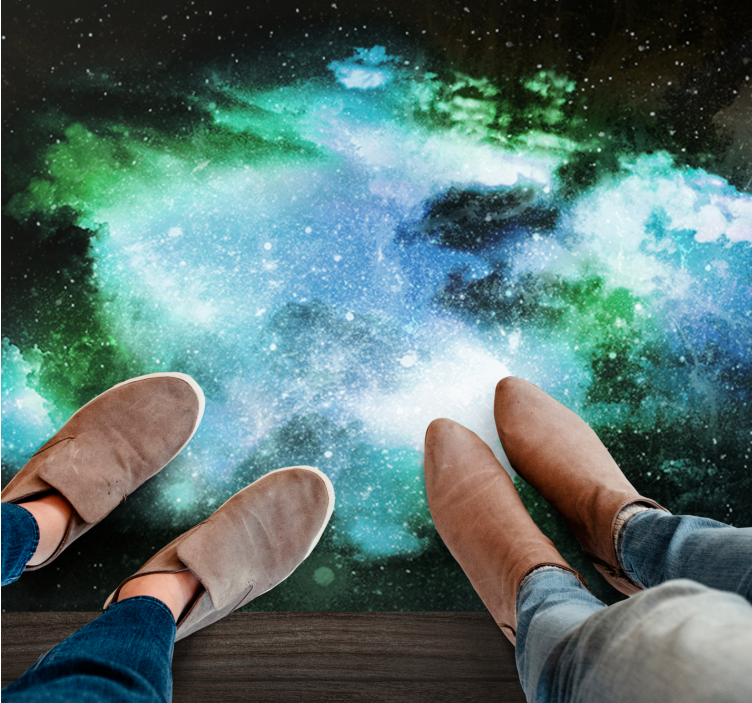 Covor de vinil stele descoperire cerească - TenStickers