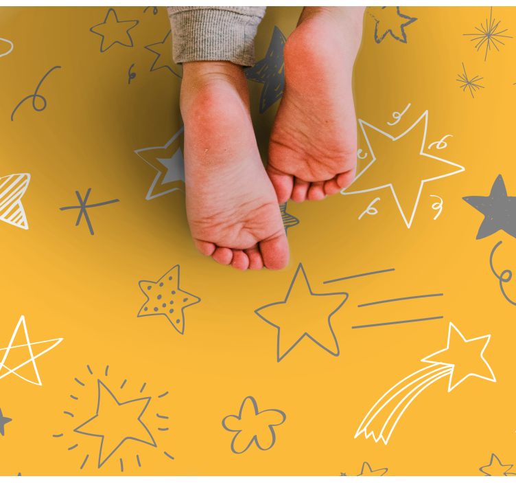 Covor de vinil stele modele de noapte înstelată - TenStickers