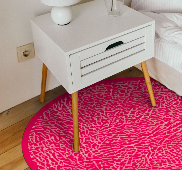 Covor de vinil texturat design roz vibrant - TenStickers