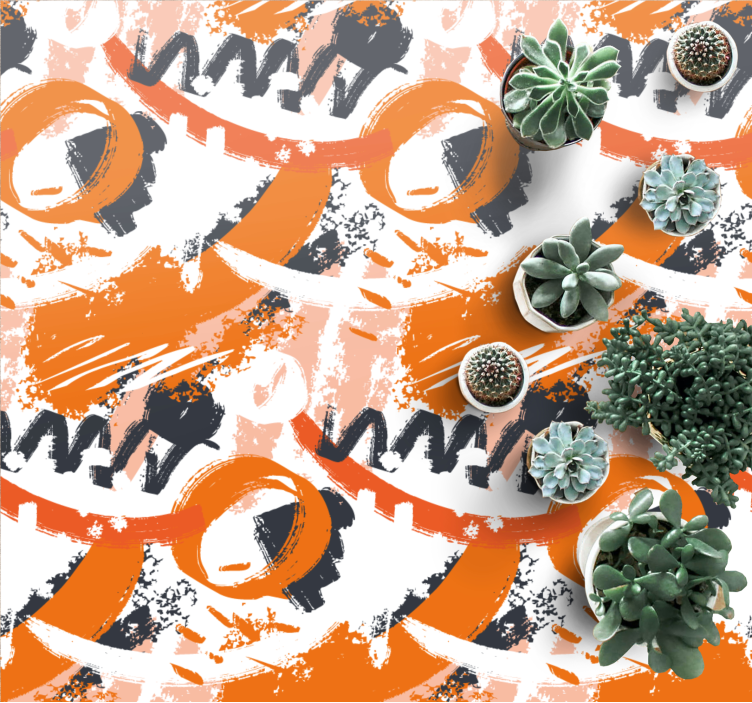 Covor vinil modern forme abstracte explodează - TenStickers