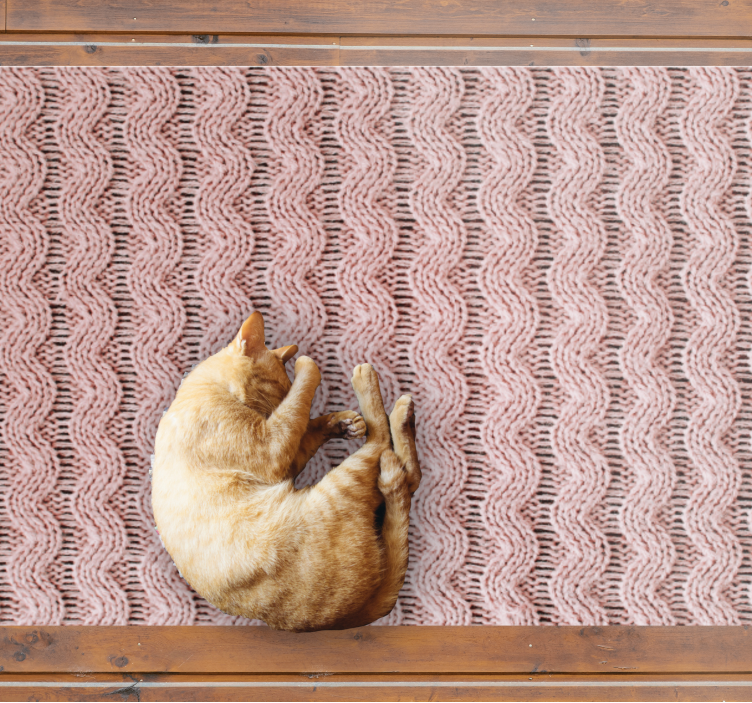 Covor vinil dormitor model ondulat - TenStickers