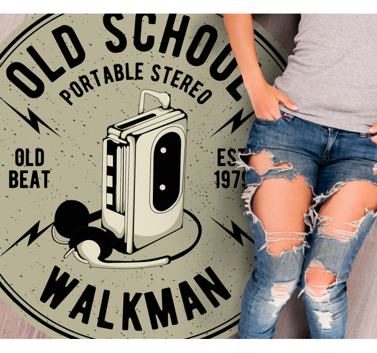 Covor de vinil epocă stereo portabil retro - TenStickers