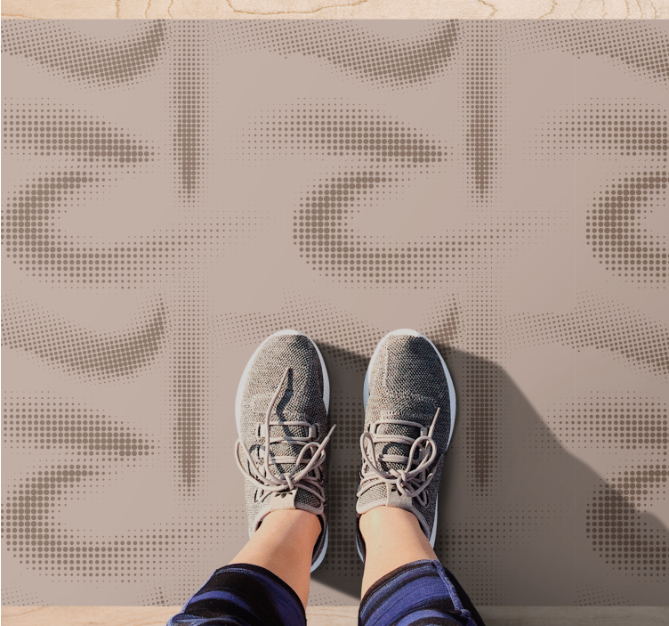 Covor de vinil hol vârtejuri moi texturate - TenStickers