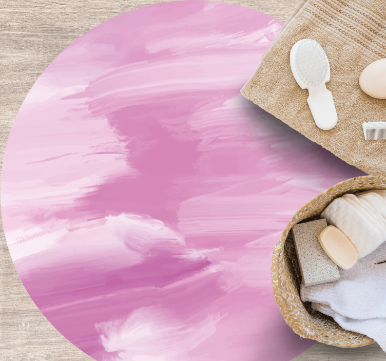 Covor din vinil cu flori delicate răsucite - TenStickers