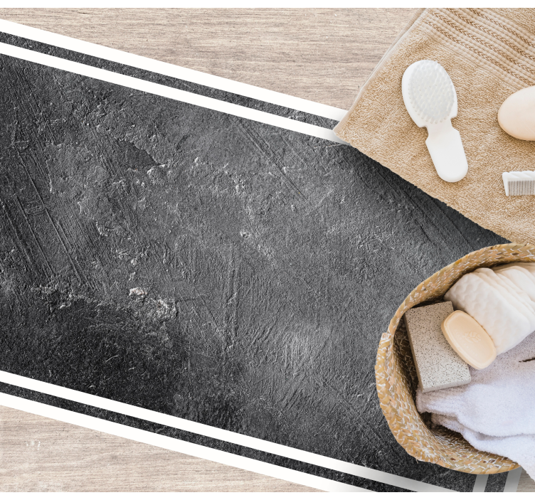 Covor din vinil efect negru pământiu - TenStickers