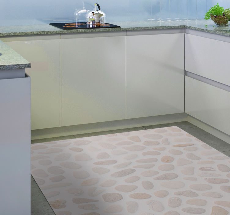 Covor din vinil pentru bucătărie din piatră ușoară - TenStickers