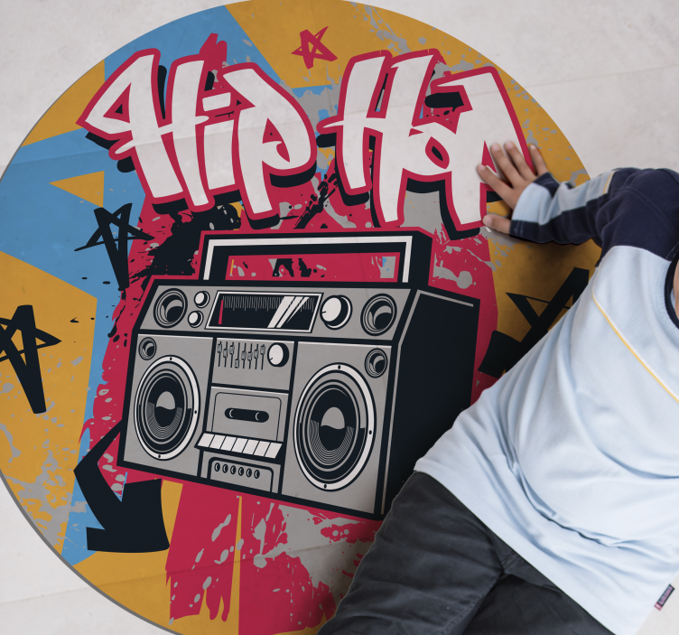 Covor de dormitor hip hop dansator - TenStickers