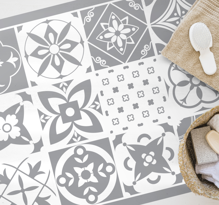 Covor de vinil iluminat cu gresie pantone - TenStickers