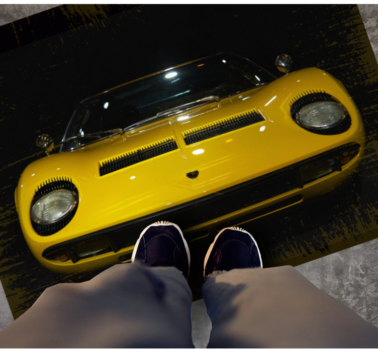 Covor lamborghini miura vintage - TenStickers