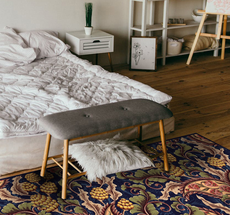 Covor realist ilustrare paisley realist - TenStickers