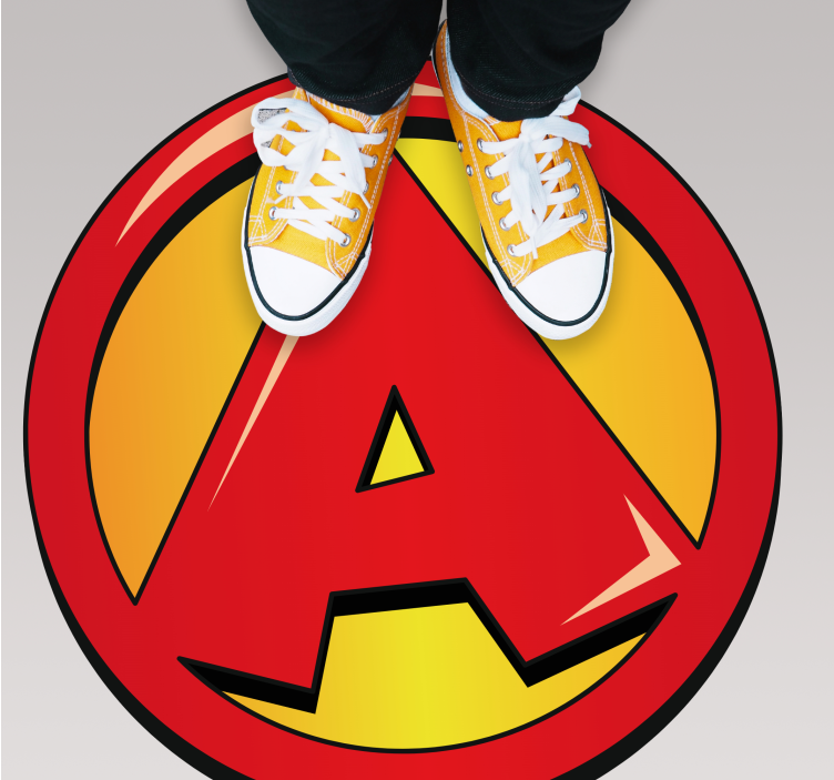 Covor pentru copii cu literă super inițială - TenStickers