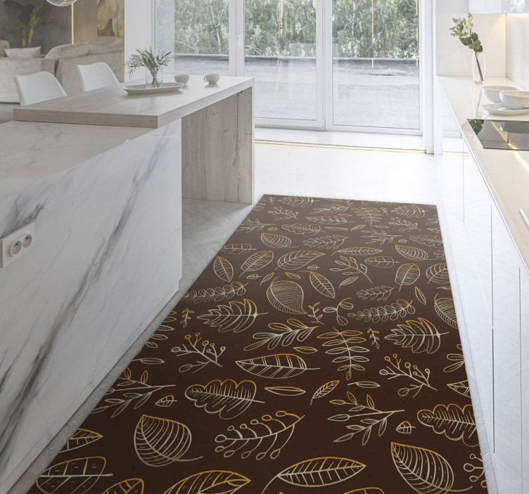 Covor vintage de toamnă aurie - TenStickers