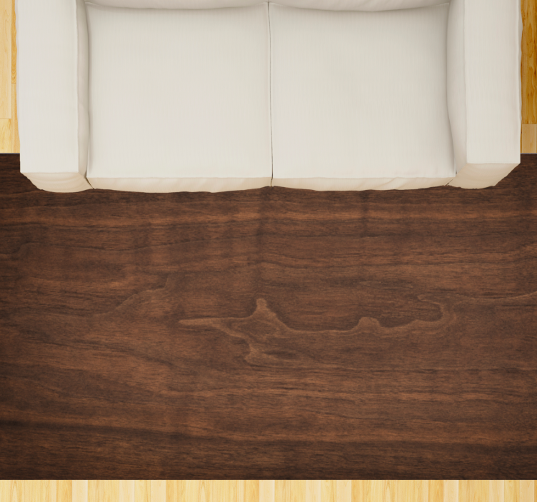 Covor întunecat din lemn de mahon închis - TenStickers