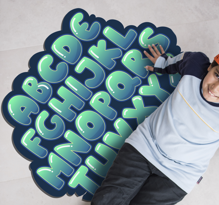 Covor vinil alfabet nor alfabetic - TenStickers