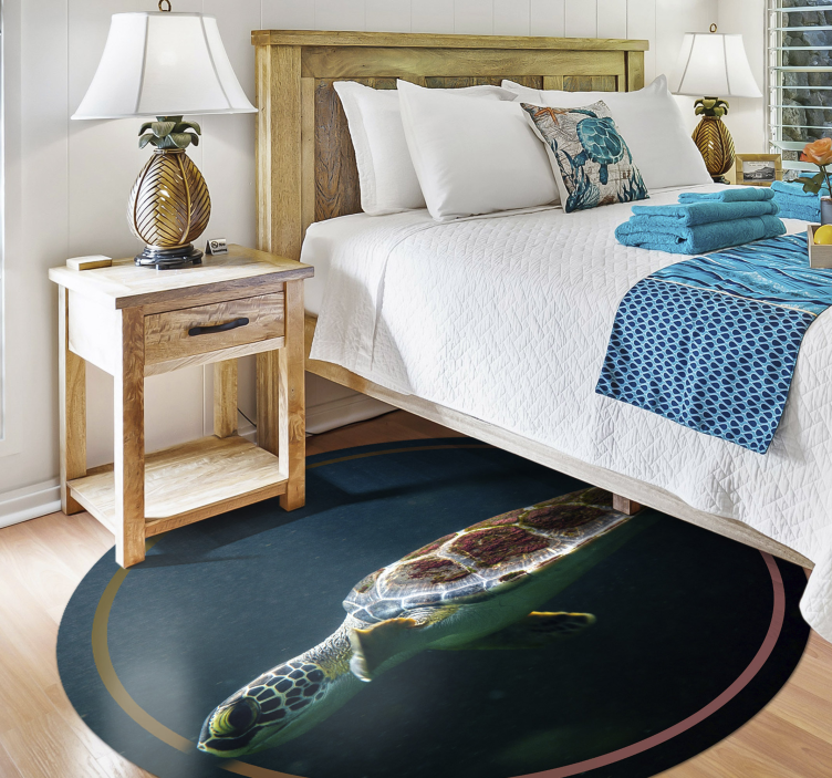 Covor vinil animal de broasca testoasa - TenStickers