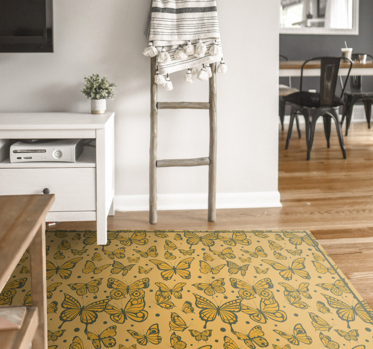 Covor vinil animal deliciul fluturelui - TenStickers