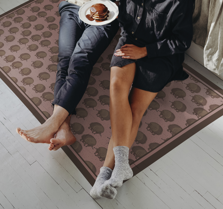 Covor vinil animal model de arici - TenStickers