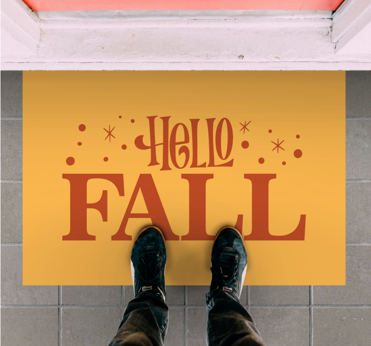 Covoare de vinil cu fraze vibe-uri de toamnă - TenStickers