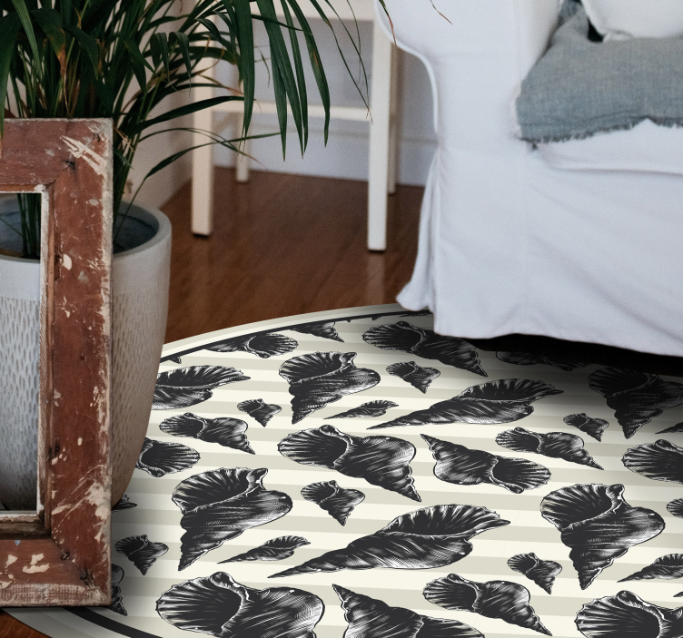 Covor vinil flori și plante motiv botanic al frunzișului - TenStickers