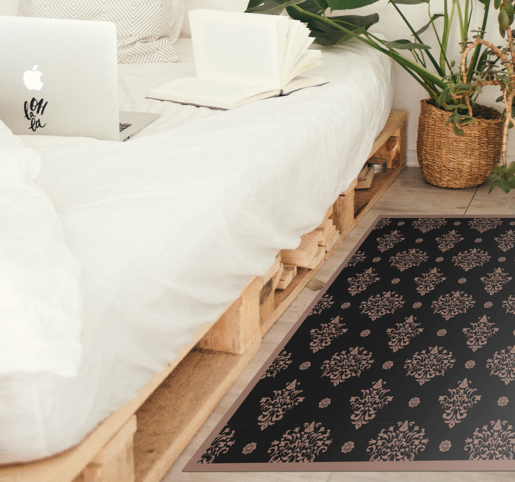 Covor vinil flori și plante ornamentale florale - TenStickers