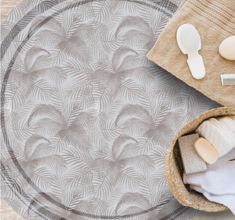 Covor vinil flori și plante suprapunere botanica - TenStickers