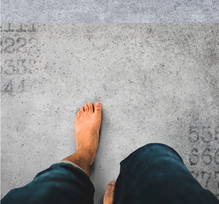 Covor de vinil gri textura numerică a pietrei - TenStickers