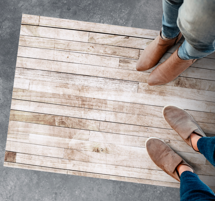 Covor vinil lemn efect de scânduri luminoase - TenStickers