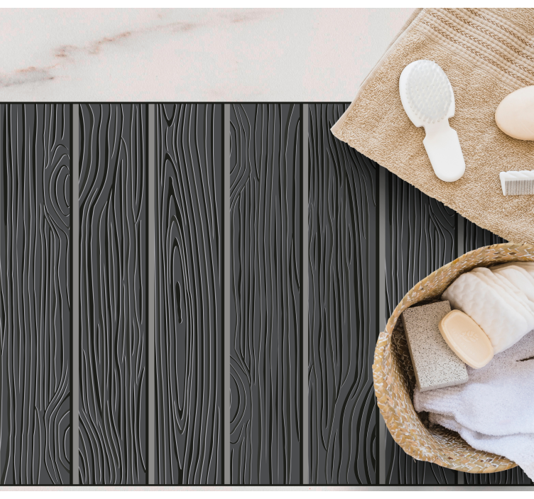 Covor vinil lemn finisaj elegant și închis - TenStickers