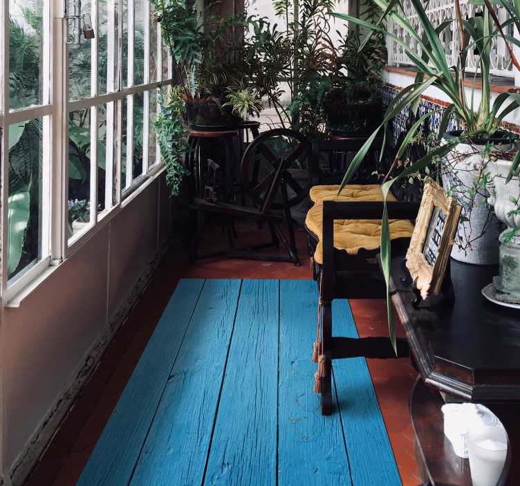 Covor vinil lemn model rustic de scânduri - TenStickers