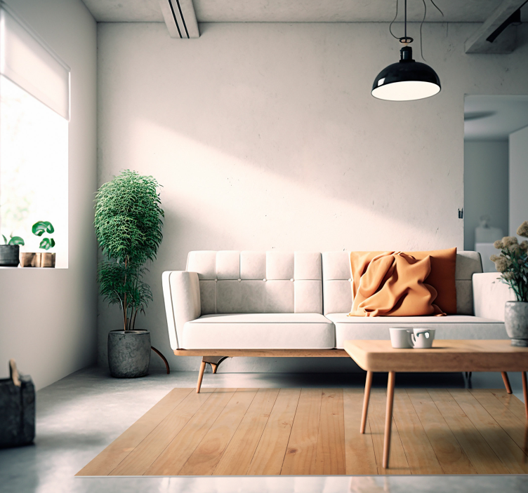 Covor vinil lemn suprafață ușoară din scânduri - TenStickers