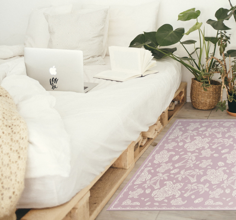 Covor vinil mandala mandala paisley - TenStickers