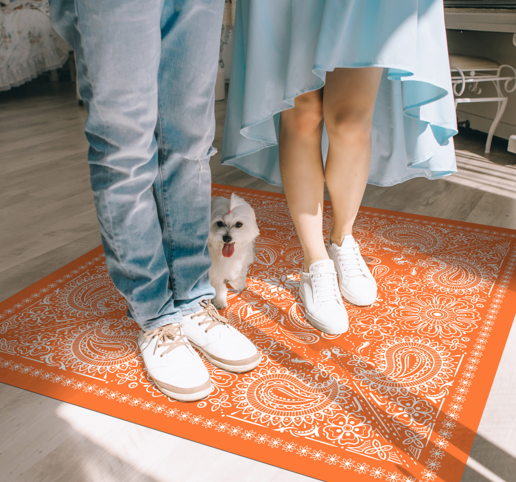 Covor vinil mandala ornament mandala - TenStickers