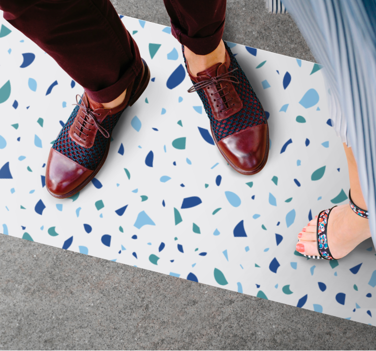 Covor de vinil marmura model colorat - TenStickers