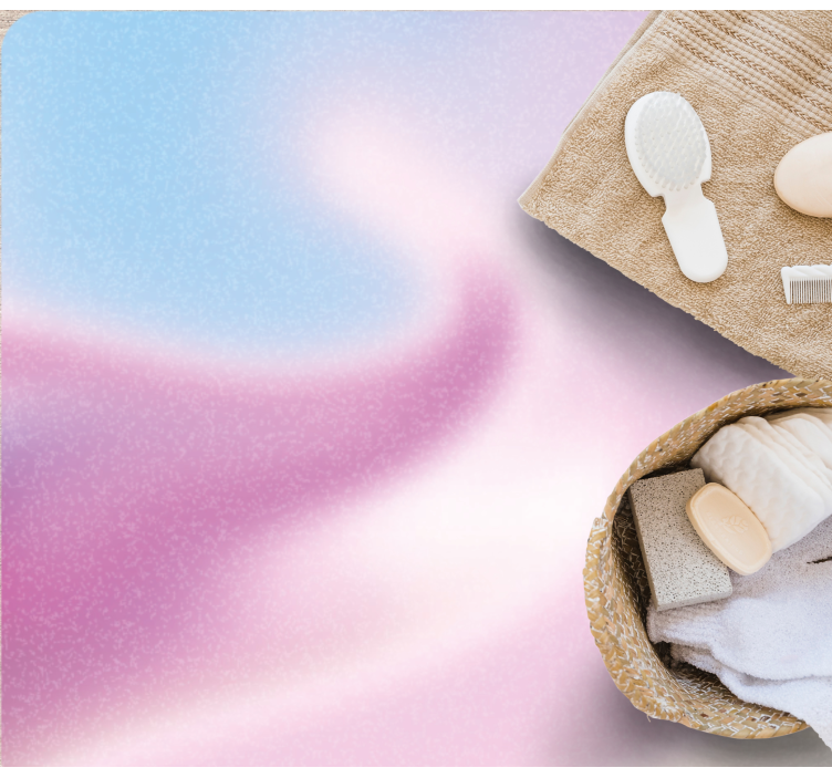 Covor de vinil pentru baie straturi gradiente - TenStickers