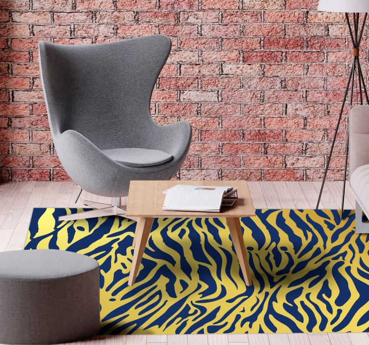 Covor vinil print animalier conceptul dungă zebră - TenStickers