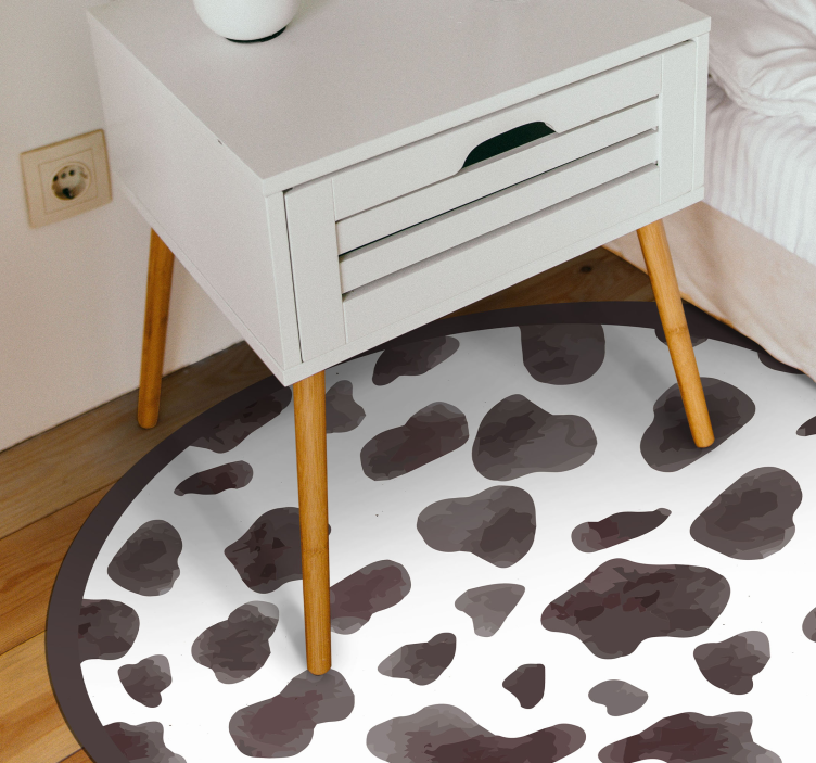 Covor vinil print animalier stil din piele de vacă - TenStickers