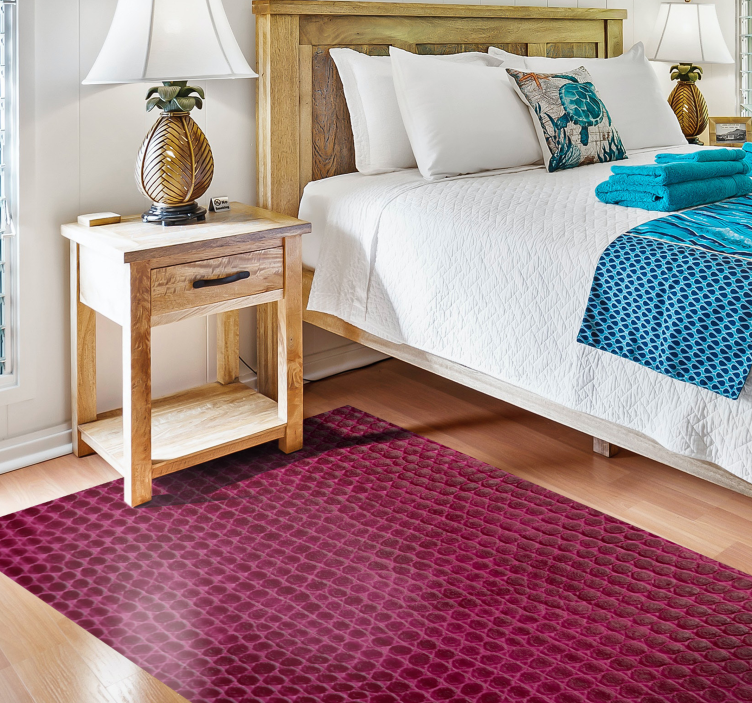 Covor vinil print animalier țesătură crimson texturată - TenStickers