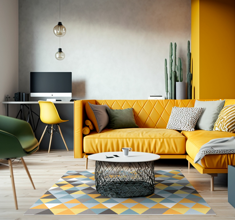 Covor de vinil de culoare pastel fantastic în stil nordic - TenStickers