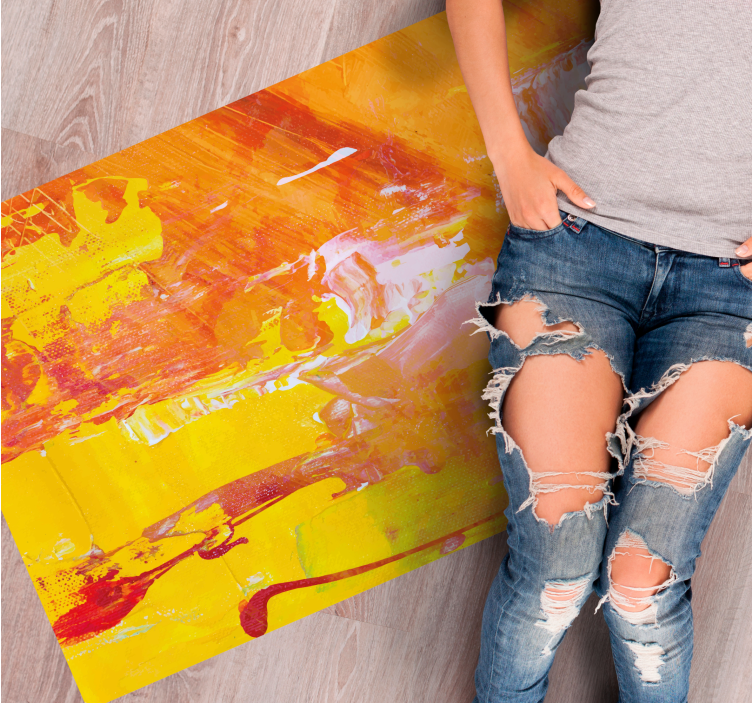 Covor de vinil texturat marmorare abstractă - TenStickers