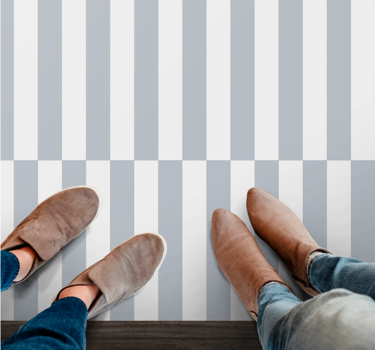 Covor de vinil geometric concept elegant cu dungi - TenStickers