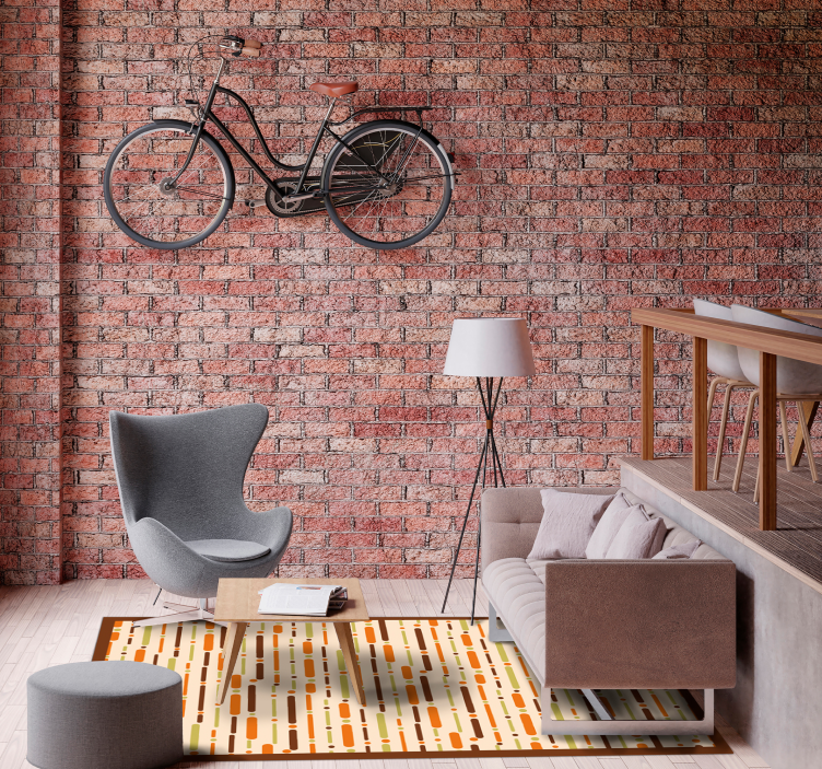 Covor vinil vărgat decor cu model liniar - TenStickers