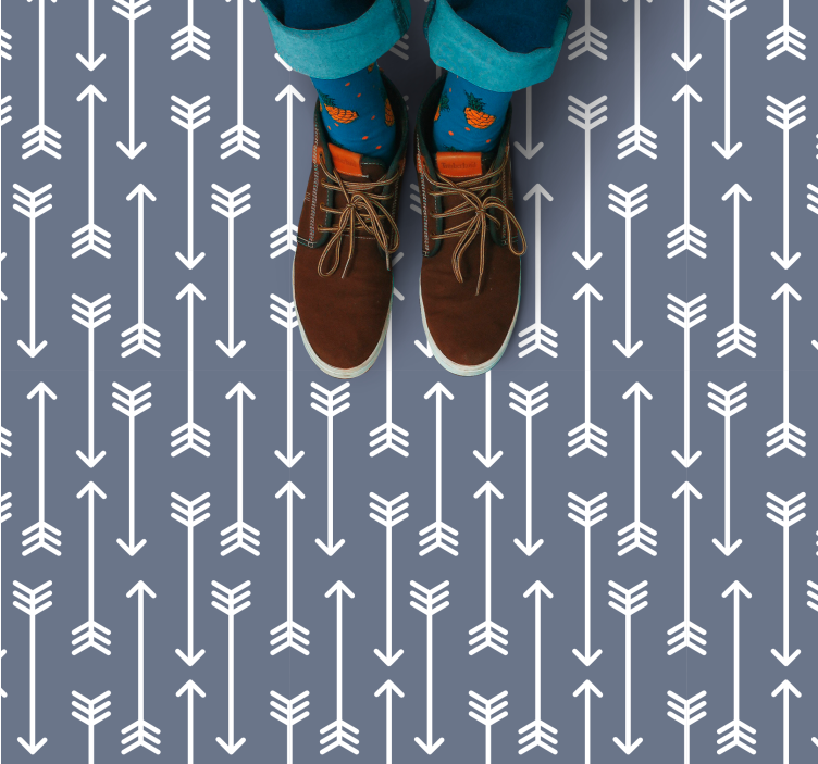 Covor vinil vărgat modele de săgeți - TenStickers