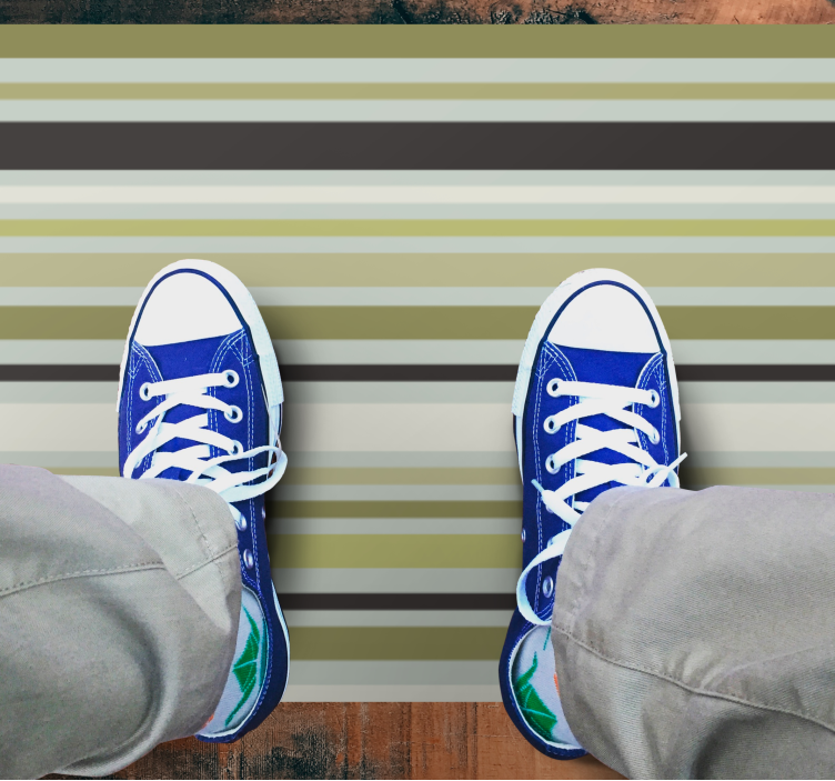 Covor vinil vărgat suprapunere model cu dungi - TenStickers