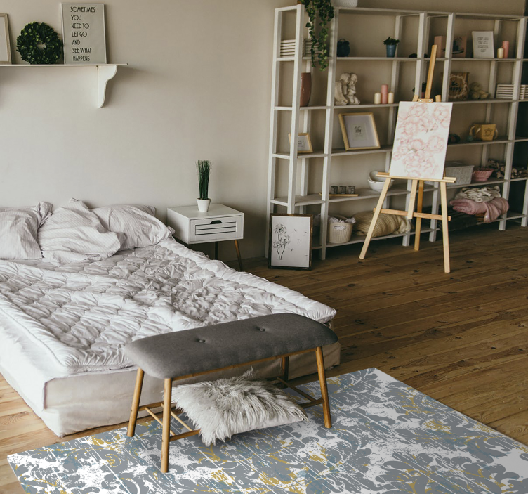 Desenând mâinile covor modern gri - TenStickers