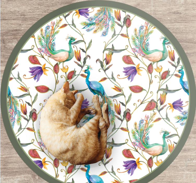 Flori de grădină cu covoare florale de păsărițe - TenStickers