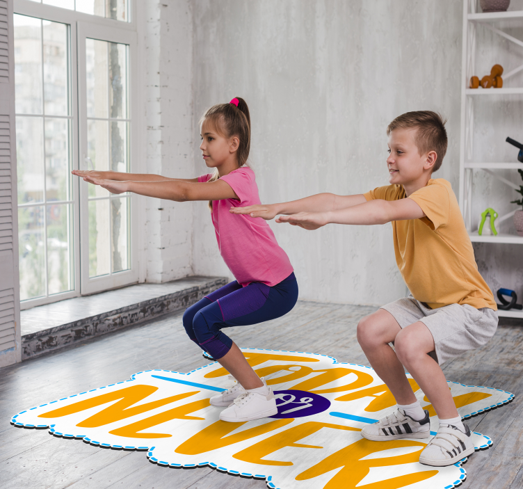 Fraza de covor vinil astăzi sau niciodată - TenStickers